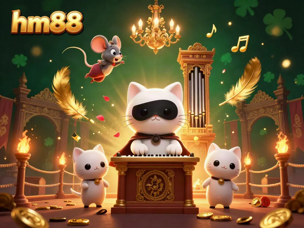 Enjoy thrilling adventures at hm88 with a phantasmic cat and mouse dancing amid casino magic.