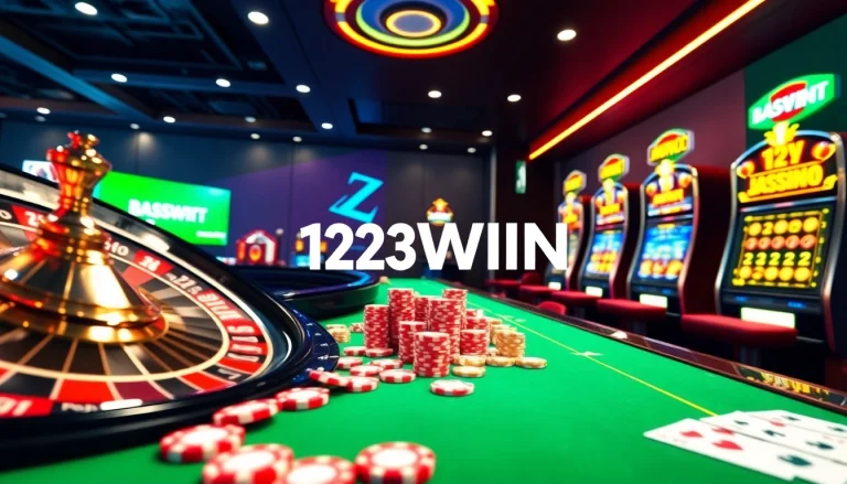 Experience the thrill of winning big at 123WIN with vibrant casino action.