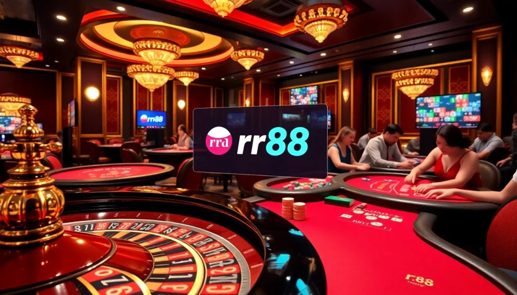 Experience the thrill of gambling at RR88 with vibrant tables and exciting gameplay.