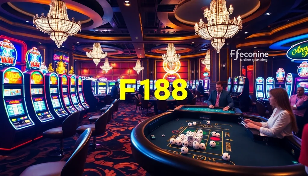 Experience thrilling gameplay at F168 with vibrant casino tables and exciting winning moments.