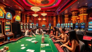 Experience the excitement of casino gaming at https://thabet.vegas/ with vibrant tables and stunning players.