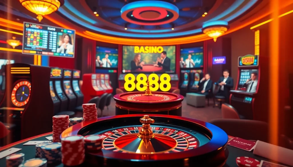 Experience the thrill of nhà cái 888b with dynamic gaming action and luxurious casino elements.