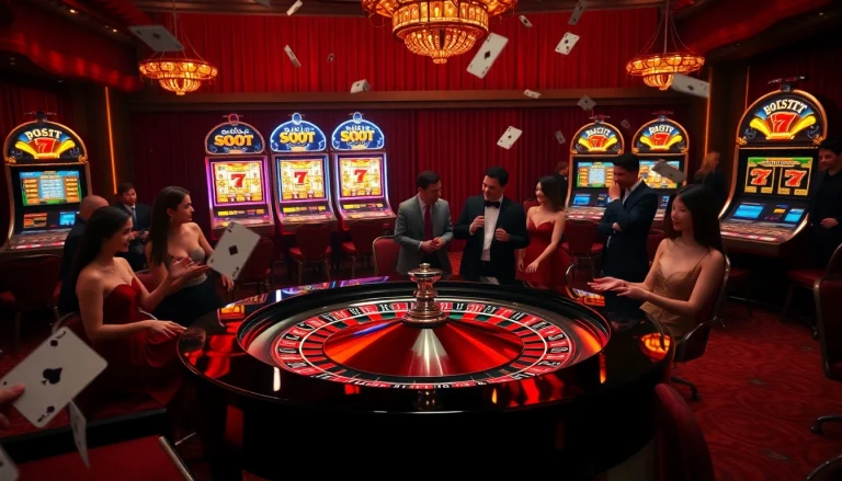 Experience thrilling gameplay at Situs Slot Terpercaya with vibrant casino visuals and engaging slot machines.