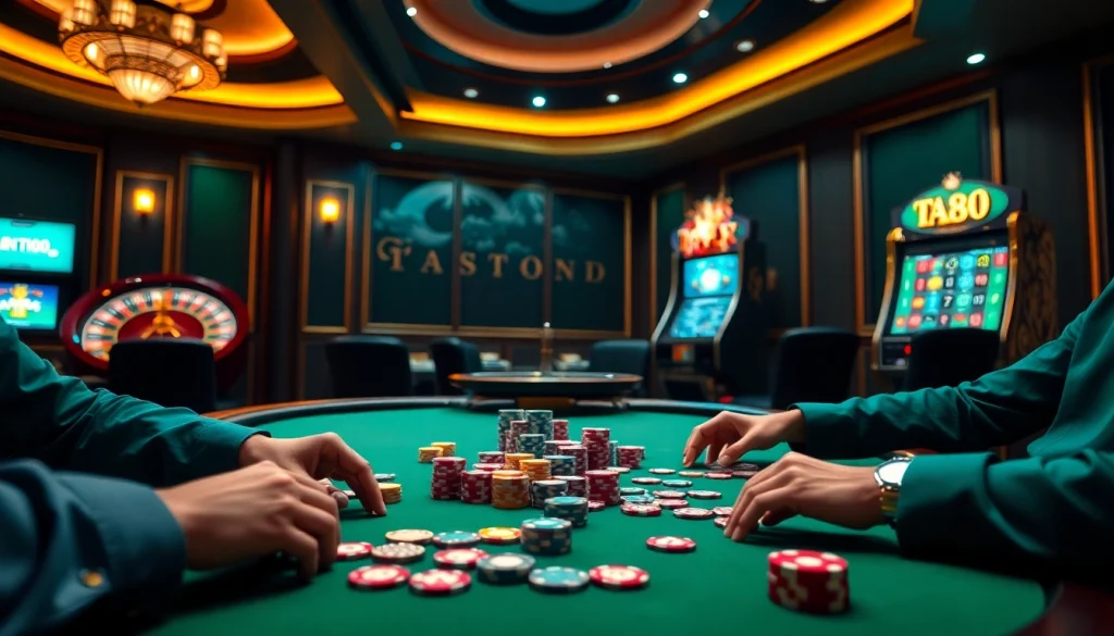 Experience the thrilling action at ta88 with immersive casino games and vibrant slots.