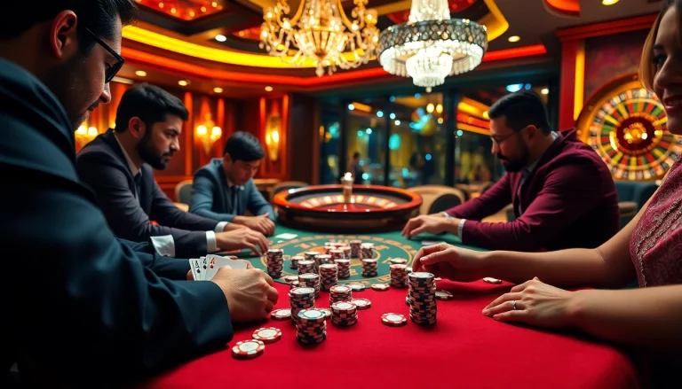 Exciting poker action at https://xin88hv.club, showcasing luxury, strategy, and high stakes.