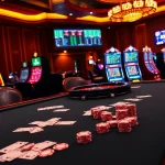Engage with thrilling casino action at https://five88bc.com/ featuring poker chips, roulette, and vibrant slot machines.