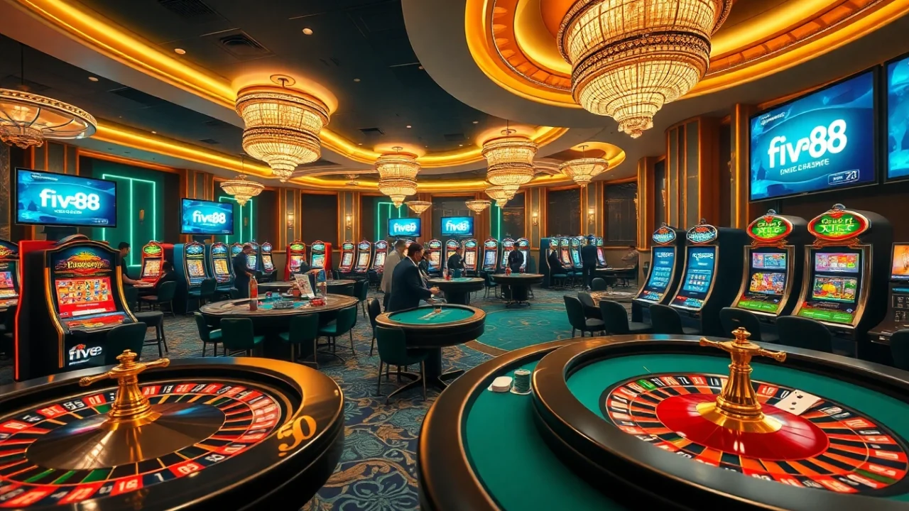 Experience the thrill of gambling with five88 interactive casino games and vibrant tables.