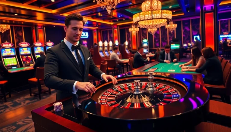 Trải nghiệm casino đầy hứng khởi tại LUCK8 với những trận roulette và poker hấp dẫn.
