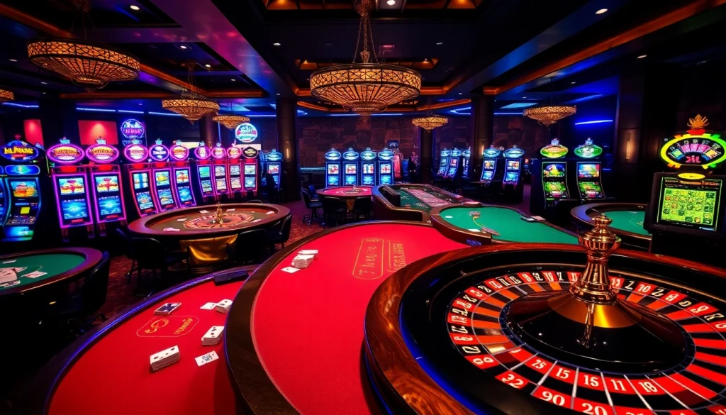 Experience the thrill of gaming at https://ww88.cards/ with illuminated tables and vibrant casino action.