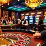 Experience thrilling gameplay at GG88's vibrant casino scene with roulette and poker.
