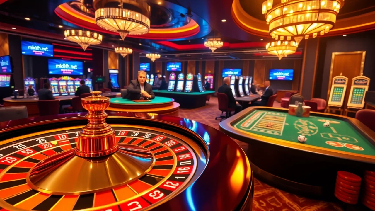 Experience the thrill of gambling at mk8th.net with vibrant casino tables and winning bets.