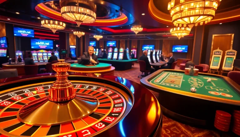 Experience the thrill of gambling at mk8th.net with vibrant casino tables and winning bets.