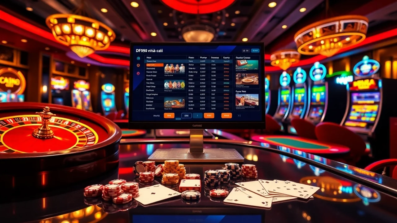 Experience the thrill of DF999 nhà cái with vibrant casino elements and exciting gameplay.