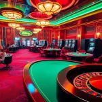 Players enjoy poker and slots at 8day casino, showcasing excitement and vibrant atmosphere.