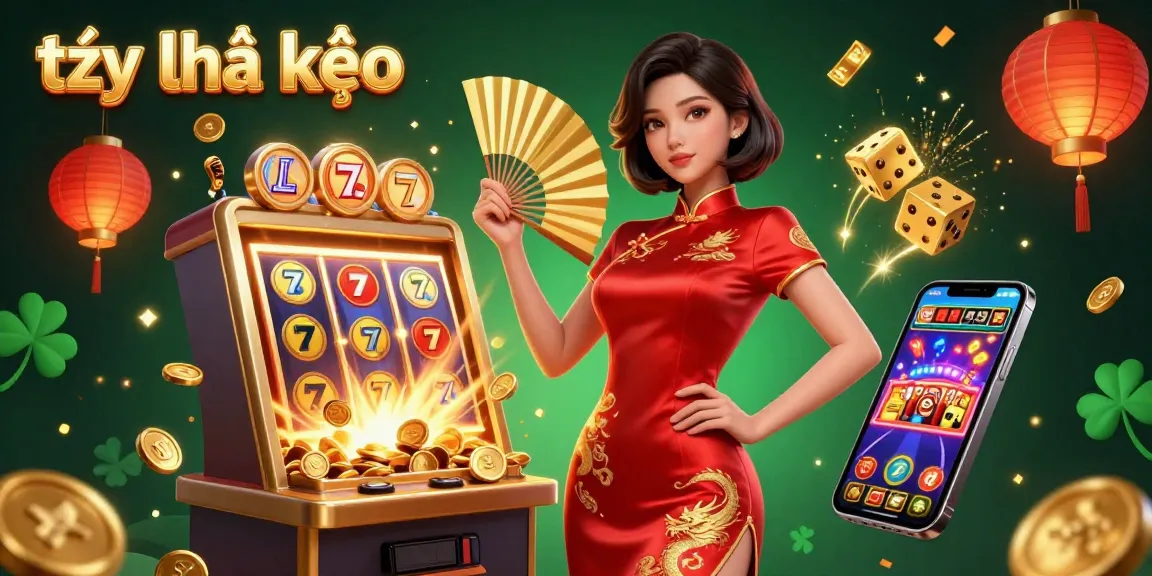Engage with tỷ lệ kèo while enjoying a vibrant casino scene featuring a confident woman surrounded by gold coins and dynamic gaming elements.