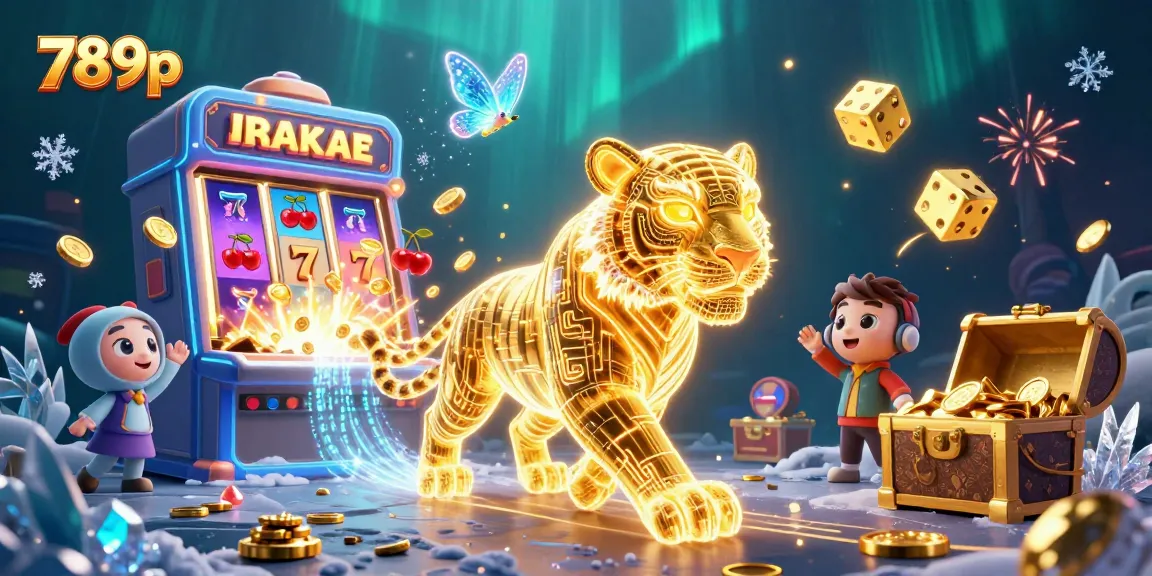 Experience the thrill of 789p with a dynamic digital casino scene featuring a golden tiger and jackpot elements.